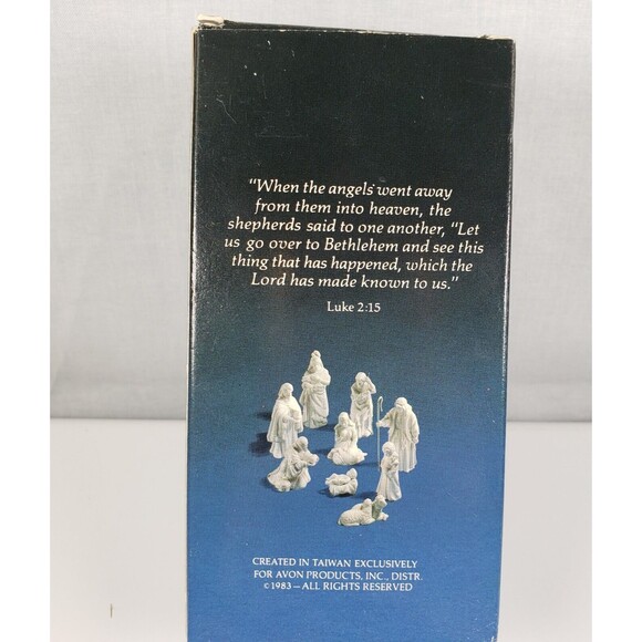 Vintage 1983 AVON Nativity Collectibles The Shepherd Boy Porcelain Figurine - Picture 3 of 13